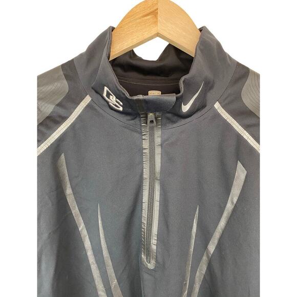 Nike Golf Fit Storm No Sew Men's L Black Oregon State Beavers 1/4 Zip Jacket - Picture 3 of 12